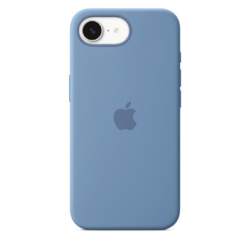 APPLE iPHONE 16e SILICON CASE COVER IN SILICONE WINTER BLU
